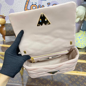 LV M23568 Louis Vuitton GO-14 MM Bag Beige/Pink - Default Title - View 9