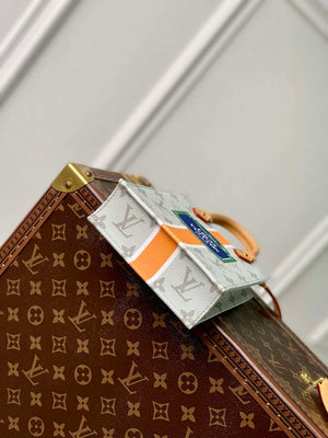 LV M23615 Louis Vuitton Petit Sac Plat Bag Beige/Ocher - Default Title - View 4