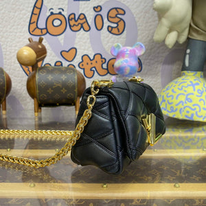 LV M23625 Louis Vuitton Pico GO-14 Bag Black - Default Title - View 3