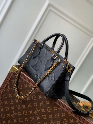 LV M23640 Louis Vuitton OnTheGo East West Tote Bag Black - Default Title - View 3