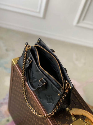 LV M23640 Louis Vuitton OnTheGo East West Tote Bag Black - Default Title - View 9
