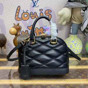 LV M23666 Louis Vuitton Alma BB Bag Black - Default Title - View 1