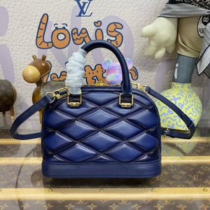 LV M23666 Louis Vuitton Alma BB Bag Navy Blue - Default Title - View 2
