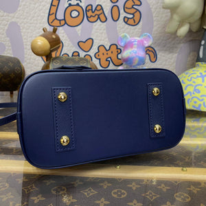 LV M23666 Louis Vuitton Alma BB Bag Navy Blue - Default Title - View 4