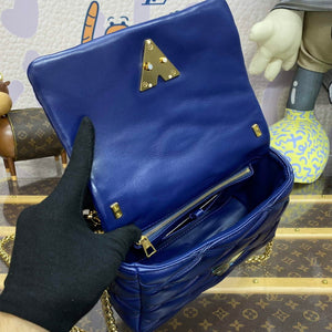 LV M23682 Louis Vuitton GO-14 MM Bag Navy Blue - Default Title - View 9