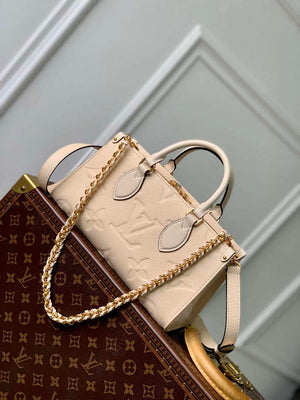 LV M23698 Louis Vuitton OnTheGo East West Tote Bag Cream - Default Title - View 2