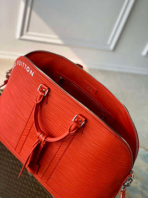LV M23717 Louis Vuitton Alma Travel GM Bag Vermillon Red - Default Title - View 7