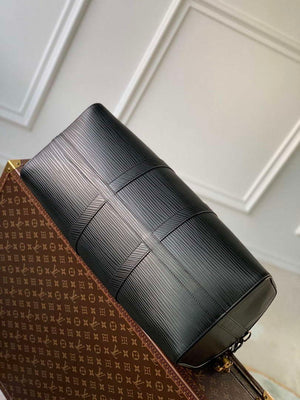 LV M23721 Louis Vuitton Keepall Bandouliere 50 Bag Black - Default Title - View 4