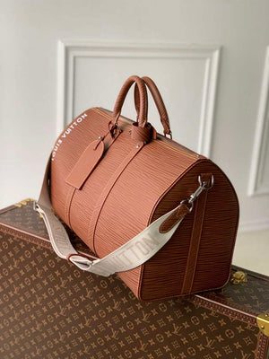 LV M23721 Louis Vuitton Keepall Bandouliere 50 Bag Brown - Default Title - View 2
