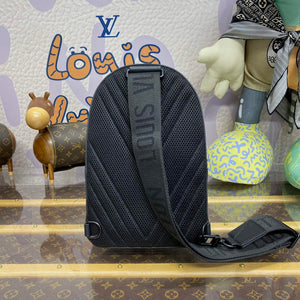 LV M23736 Louis Vuitton Pilot Slingbag Black - Default Title - View 11