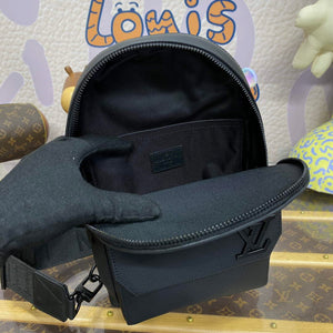 LV M23736 Louis Vuitton Pilot Slingbag Black - Default Title - View 9
