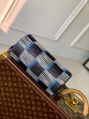 LV M23744 Louis Vuitton Soft Polochon PM Bag Blue Moon - Default Title - View 3