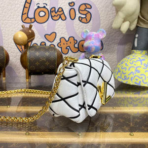 LV M23762 Louis Vuitton Pico GO-14 Bag Black/White - Default Title - View 3