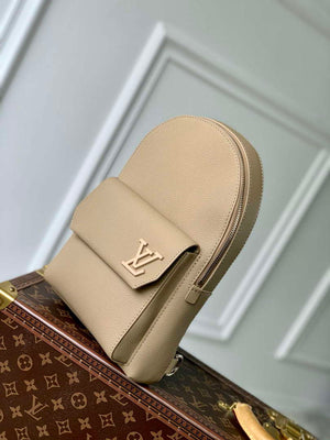 LV M23765 Louis Vuitton Pilot Slingbag Sable Beige - Default Title - View 2