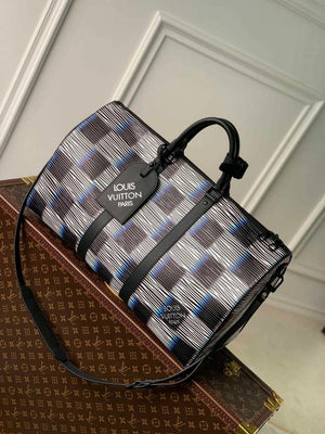 LV M23771 Louis Vuitton Keepall Bandouliere 50 Bag Blue Moon - Default Title - View 1