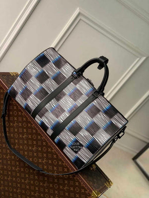 LV M23771 Louis Vuitton Keepall Bandouliere 50 Bag Blue Moon - Default Title - View 2
