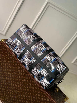 LV M23771 Louis Vuitton Keepall Bandouliere 50 Bag Blue Moon - Default Title - View 4
