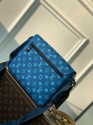 LV M23785 Louis Vuitton District PM Messenger Bag Atlantic Blue - Default Title - View 3