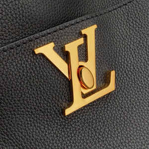 LV M24006 Louis Vuitton Lock and Walk Bucket Bag Black - Default Title - View 8