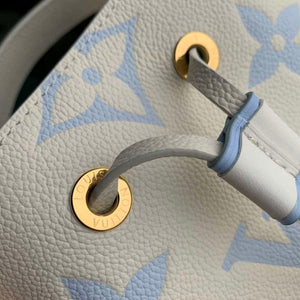 LV M24048 Louis Vuitton N¨¦oNo¨¦ BB Bucket Bag Latte White Blue - Default Title - View 7