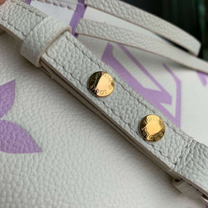 LV M24048 Louis Vuitton N¨¦oNo¨¦ BB Bucket Bag Latte White &Purple - Default Title - View 6