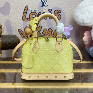 LV M24063 Louis Vuitton Alma BB Bag Yellow - Default Title - View 1