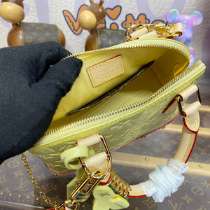 LV M24063 Louis Vuitton Alma BB Bag Yellow - Default Title - View 9