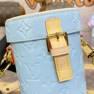 LV M24099 Louis Vuitton Astor Monogram Vernis Bag Blue - Default Title - View 5