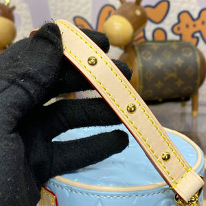 LV M24099 Louis Vuitton Astor Monogram Vernis Bag Blue - Default Title - View 6