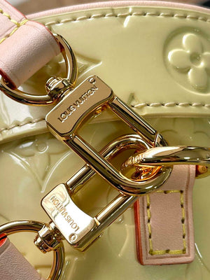 LV M24099 Louis Vuitton Astor Monogram Vernis Bag Yellow - Default Title - View 5