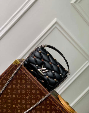 LV M24151 Louis Vuitton GO-14 MM Handbag Black - Default Title - View 1