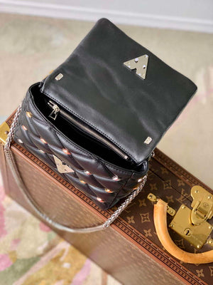 LV M24151 Louis Vuitton GO-14 MM Handbag Black - Default Title - View 9