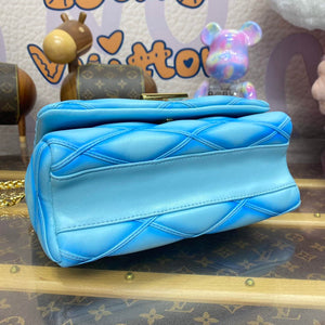 LV M24185 Louis Vuitton GO-14 MM Bag Lagoon Turquoise Blue - Default Title - View 4
