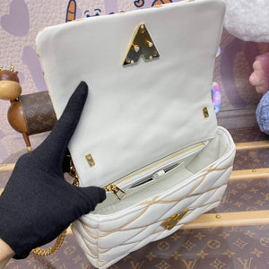 LV M24186 Louis Vuitton GO-14 MM Bag Off-white - Default Title - View 9