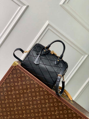 LV M24206 Louis Vuitton Speedy Bandouliere 25 Handbag Black - Default Title - View 1