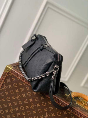 LV M24255 Louis Vuitton Hand It All PM Bag Mahina Black - Default Title - View 4