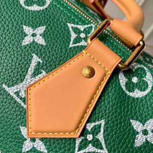LV M24417 Louis Vuitton Speedy P9 Bandouliere 40 Bag Monogram Leather Green - Default Title - View 8