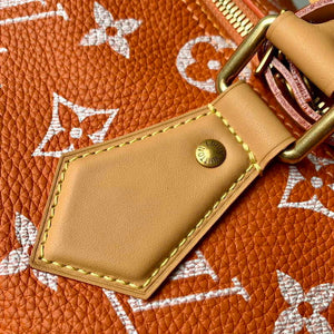 LV M24417 Louis Vuitton Speedy P9 Bandouliere 40 Bag Monogram Leather Orange - Default Title - View 7
