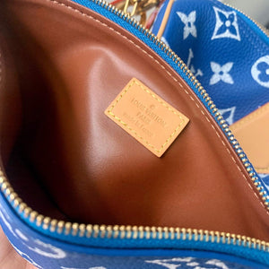 LV M24418 Louis Vuitton Speedy P9 Bandouliere 40 Bag Monogram Leather Blue - Default Title - View 7