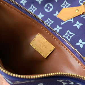LV M24419 Louis Vuitton Speedy P9 Bandouliere 40 Bag Monogram Leather Purple - Default Title - View 9
