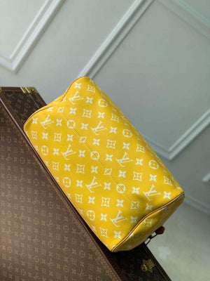 LV M24419 Louis Vuitton Speedy P9 Bandouliere 40 Bag Monogram Leather Yellow - Default Title - View 4