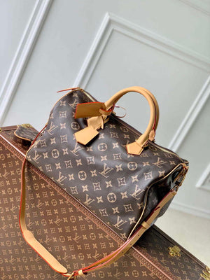 LV M24422 Louis Vuitton Speedy P9 Bandouliere 40 Bag Monogram Leather - Default Title - View 1