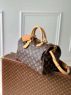 LV M24422 Louis Vuitton Speedy P9 Bandouliere 40 Bag Monogram Leather - Default Title - View 2