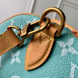 LV M24423 Louis Vuitton Speedy P9 Bandouliere 25 Bag Monogram Leather Light Blue - Default Title - View 7