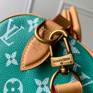 LV M24423 Louis Vuitton Speedy P9 Bandouliere 25 Bag Monogram Leather Light Green - Default Title - View 8