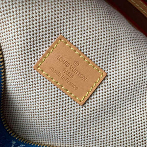 LV M24424 Louis Vuitton Speedy P9 Bandouliere 25 Bag Monogram Leather Blue - Default Title - View 8