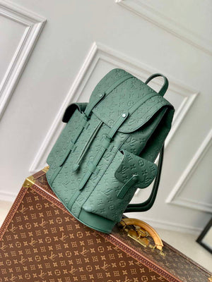 LV M24428 Louis Vuitton Christopher MM Backpack Forest Green - Default Title - View 2