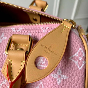LV M24433 Louis Vuitton Speedy P9 Bandouliere 25 Monogram Bag Pink - Default Title - View 8