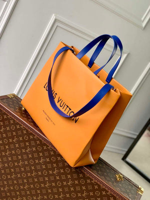 LV M24457 Louis Vuitton Shopper Tote MM Bag Safran - Default Title - View 2