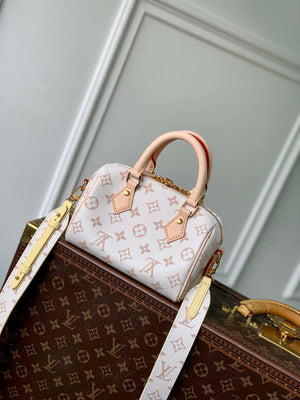LV M24474 Louis Vuitton SPEEDY 18 LV&I Monogram White - Default Title - View 3